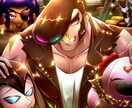 可愛い、格好いい鮮やかなキャライラスト描きます 観賞用、作品表紙、ヘッダー、立ち絵、キャス画などに イメージ8