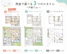 思わず目を引く！温かみある家具付き間取り図作ります 不動産広告・民泊に使える間取り図をお好みのスタイルで作成 イメージ4