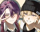 最短3日！可愛い、かっこいいイラスト1枚絵描きます 即対応可！ グッズ/サムネ/動画内イラスト/等お描きします！ イメージ6