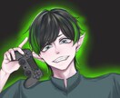 SNS・歌ってみたサムネ・配信用イラスト描きます キャラデザインも１からお手伝いいたします。 イメージ4