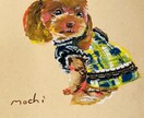 全身 / 大切な愛犬のイラストを描きます ご家族の好きな色で愛犬を手描きでお届けします イメージ2