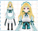 キャラデザからパーツ分け制作します あなたのVtuber用キャラクター制作！ イメージ2