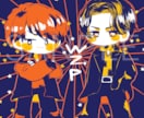 フライヤーなどに!可愛いイラスト描きます 限られた配色で目を惹くカワイイイラスト描きます イメージ1
