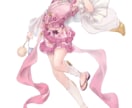 立ち絵や一枚絵のイラスト制作します 顔から全身まで一律の金額！可愛い子を描くのが好きです イメージ5
