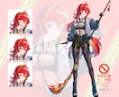 あなただけのキャラクターデザイン＆立ち絵制作します TRPG・IRIAM・ゲーム等の活動をお手伝いいたします！ イメージ2