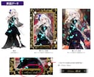 最短当日！IRIAM対応◎悪役令嬢イラスト描きます 配信にも！3種ドレスから選べる◎キャラを即納でお書きします イメージ3