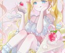 短納期可！ぱっと明るい目を惹くイラストを描きます きらきらで見た人の心を温かくする絵を描きます！ イメージ1