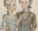 色鉛筆でロココイラストを描きます クラシカルなら任せてください！ロココ好きな方お待ちしてます！ イメージ1