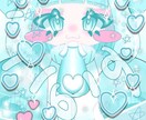 デフォルメイラスト描きます ゴチャ可愛な女の子が好きな方にオススメです イメージ4