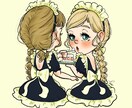 SNSのアイコン、イラスト描きます ゆるかわな女の子たちのイラスト描きます！ イメージ1