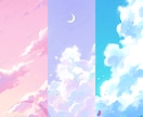 印象的な手描きの主線なしアニメーションを制作します ループアニメ・MV・待機画面などYouTuber様におすすめ イメージ12