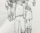 あなたの創作キャラををアナログ水彩で描きます 額装・現物発送も。あなたの「うちの子」描かせてください！ イメージ9