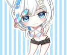 量産企画★ミニキャラ水着イラストお描きします 可愛い＆カッコいい！安価なSDキャラの水着イラストオーダー！ イメージ8