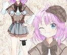 TRPG立ち絵描きます （かわいい女の子、青年系の男） イメージ2
