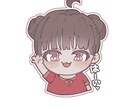 アイコンやSNS用のイラスト描きます ふわふわデフォルメのかわいいイラストデザインしてます イメージ2
