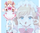 IRIAM用立ち絵制作します アニメ絵、メリハリのあるかわいいイラスト！ イメージ1