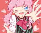 可愛い絵柄で一枚絵を描きます アイコンやサムネ、ゲームスチルなどにオススメ！ イメージ3