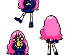 シンプルな線でかわいい絵を描きます シンプルな線で分かりやすくかわいく魅力的な絵を描きます イメージ6