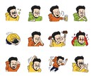 商用OK！LINEスタンプ制作致します かわいく！でも個性的に！オリジナルスタンプ制作！ イメージ2