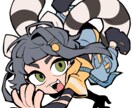 商用利用込み！迫力あるチビキャラをお描きします ちょっと癖のあるチビキャライラストをお求めの方に イメージ1