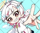 クレヨンペン風のふんわり可愛いSDイラスト描きます アイコン・メンバーシップ・配信サムネに♪ 商用利用無料！ イメージ5