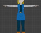 3Dキャラクターモデルを制作します イラストを準備するだけでOK。 イメージ6