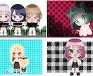 デフォルメタッチのイラストをお描きします オリキャラ･夢絵などお描きします イメージ3