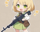 商用無料！アニメ調なミニキャライラスト作成します ファンタジーRPGゲーム作画経験あり！男女どちらも可◎ イメージ2