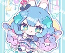 ポップでもちもちなデフォルメイラストお描きします アイコンやグッズ･動画等にどうぞ！商用利用可能です。 イメージ5