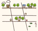 大好評!!とーっても可愛い地図つくります ♡可愛いは正義♡～お客様専用のとっておきの地図~ イメージ1