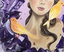 化粧品で似顔絵描きます 化粧品で似顔絵をお描きします。チラシ、DMデザイン承ります！ イメージ4