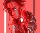 印象に強く残るあなたのアイコンを描きます 目を引くようなイラストを描くのを目指しています。 イメージ5