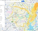 ハザードマップをグーグルマップに重ねて表示します いざというときにすぐに見れる、あなた専用のハザードマップです イメージ3
