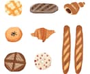商用OK/色々なタッチでカットイラスト描きます 食べ物、動物、人物などを色々な画風で イメージ3
