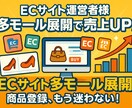 ECサイトへの商品登録移行/出品代行します EC通販歴10年のノウハウを提供します イメージ1