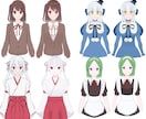 安価で早く！Vモデル作ります キャラデザからモデリングまで！ イメージ2