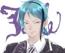 SNSアイコン描きます 髪の色や目の色など自由な色で塗ります！ イメージ3