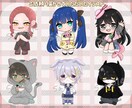 グッズにおすすめの可愛いミニキャラ描きます ラフでの修正回数『無制限』、理想のデフォルメキャラ作成します イメージ4