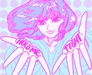 Pop & Sexyなガールズイラスト描きます 唯一無二のイラスト！CDジャケット、ポスター、Tシャツ等に！ イメージ1
