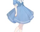 色使いでキャラを引き立たせるようなイラスト描きます 歌い手・VTuberなど活動用イラストが欲しい方へ イメージ9