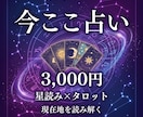 仕事運・転職・人間関係を星読み×タロットで占います 星占い×タロットであなたの悩み・問題を解消します。 イメージ1
