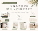 想いを形に！記憶に残るオリジナルロゴ制作いたします あなたの想いを丁寧にカタチにします。 イメージ5