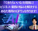 悩みを解決する あなた専用のGPTｓを作ります 『ビジネス・業務のこんなことができたらいいな』を現実に!! イメージ1