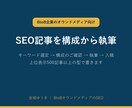 BtoBのSEO記事を構成から執筆します 4,000字まで｜構成のご確認と入稿まで込み イメージ1