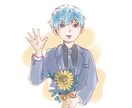 ご要望に合わせてイラストを制作します アイコン、ヘッダー、似顔絵などさまざまな用途に対応します イメージ4