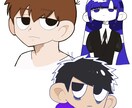 SNS等アイコン・ヘッダー作成します ポップなキャラクターでイラスト承ります！ イメージ2