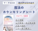 魔法のカウンセリングシート★PDFで提供します 自分にも他人にも使える！ココナラ出品者さんにもおすすめ♡ イメージ1