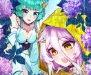 質にこだわった塗りで存在感ある美少女を描きます 歌ってみた/ゲーム実況/vtuber/TRPG…様々な活動に イメージ9