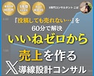 マーケター直伝！売上直結のＸ導線設計コンサルします ５年研究の結論！いいねゼロから売上を生むアカウント設計へ改善 イメージ1