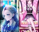 実績200件超♢繊細で鮮やかなイラストお描きします 配信・活動で映える、印象に残るイラストを制作します！ イメージ4